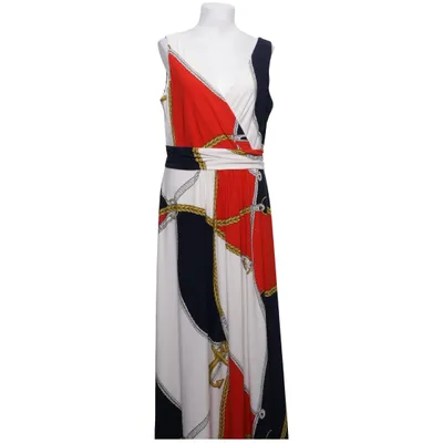 Maxi jurk (Rood, Wit, Blauw) van Lauren Ralph Lauren Elastaan, Polyester