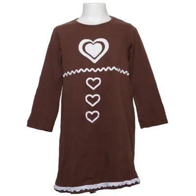 Dress (Brown, White) from Soft Wear Cotton