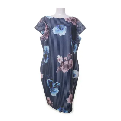 Jurk (Blauw, Grijs, Roze) van Paper Dolls Polyester