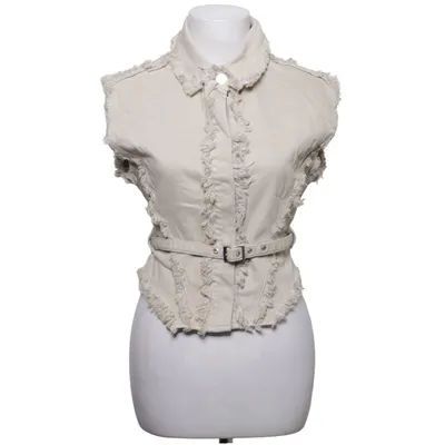 Topp (Beige) från Gestuz Elastan, Ekologisk bomull