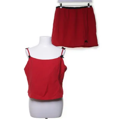 Set (Rood) van Cider Polyester, Elastaan