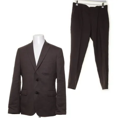 Suit (Brown) from J.Lindeberg Elastane, Polyester, Wool, Viscose