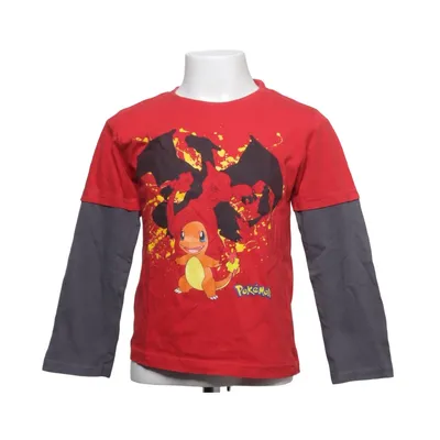 Long sleeve T-shirt (Red, Gray, Multicolored) from Pokémon Cotton