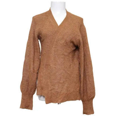 Cardigan (Brown) from Ichi Acrylic, Alpaca wool, Elastane, Polyamide