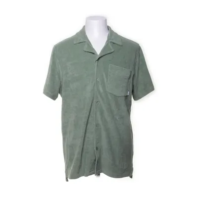 Kortärmad skjorta (Grön) från Woodbird Bomull, Polyester
