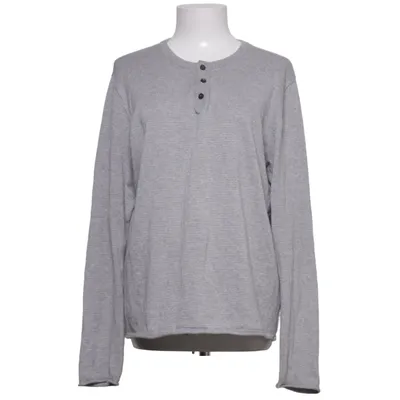 Henley Shirt (Grau) von Club Monaco Baumwolle