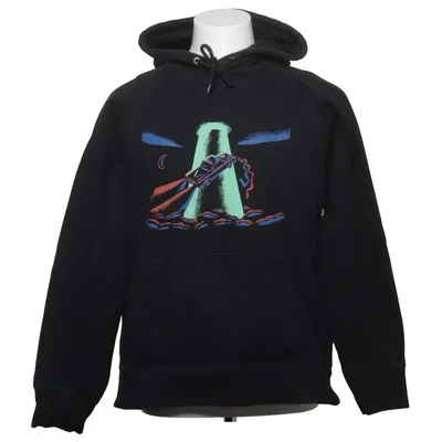 Huvtröja (Svart, Flerfärgad) från Wood Wood Bomull