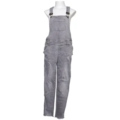 Hängselbyxor (Grå) från Denim Co Bomull, Elastan