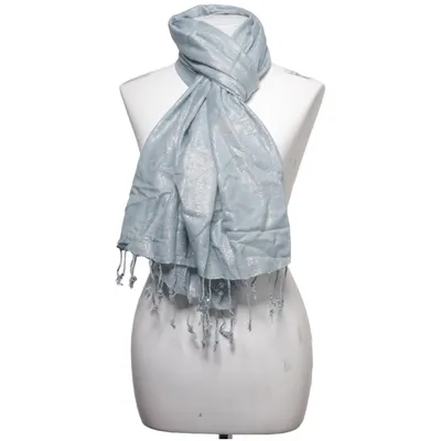 Scarf (Gray, Silver) from Isabella Metallic fiber, Viscose