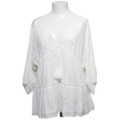 Blouse (Blanc) de Amisu Coton, Viscose