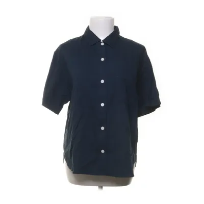 Shirt (Blauw) van Uniqlo Linnen, Viscose