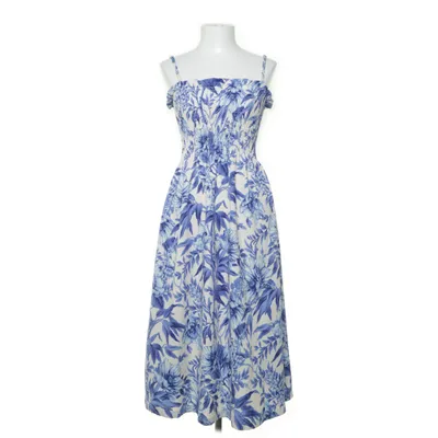 Robe longue (Bleu, Blanc, Multicolore) de H&M Élasthane, Polyester