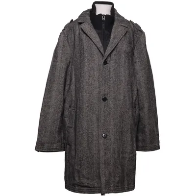 Manteau (Gris, Noir) de InScene Polyamide, Polyester, Laine