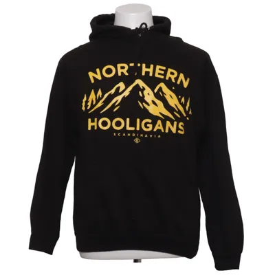 Huvtröja (Svart, Gul) från Northern Hooligans Bomull, Polyester