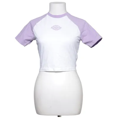 Crop top (Vit, Lila) från Dickies Bomull, Elastan