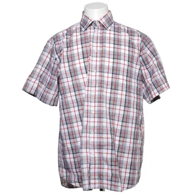 Kortärmad skjorta (Vit, Röd, Svart, Grå) från Oscar of Sweden Bomull