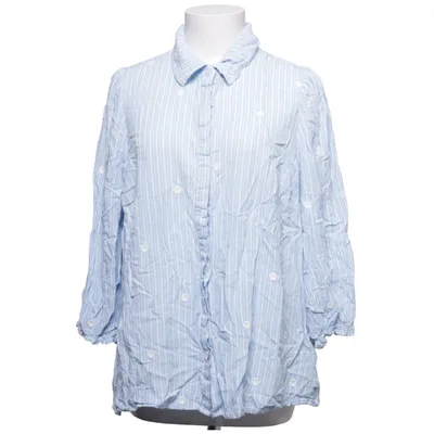 Chemise (Bleu, Blanc) de Zhenzi Viscose