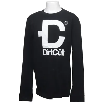Långärmad t-shirt (Svart) från DirtCult Bomull