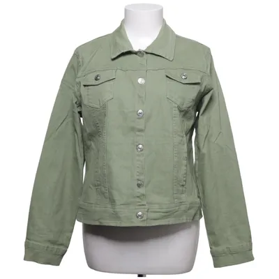 Veste en jean (Vert) de Melya Melody Coton, Élasthane