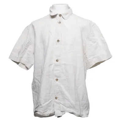 Kortärmad skjorta (Beige) från H&M Bomull, Linne