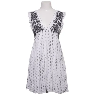 Dress (White, Black) from Goa Viscose