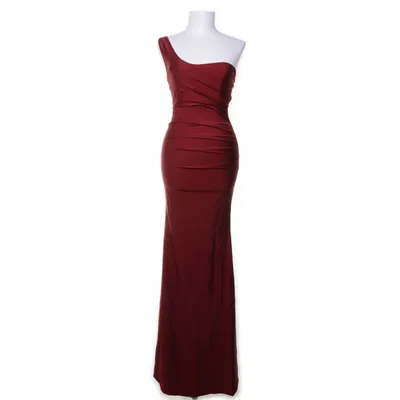 Aftonklänning (Röd) från Fashion Nova Nylon, Elastan