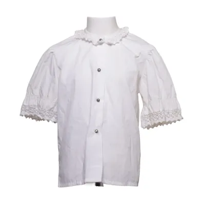 Dirndlblus (Vit) från Isar-Trachten Bomull, Polyester