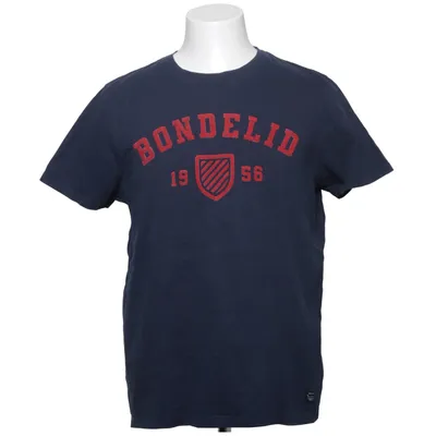 T-shirt (Blå, Röd) från Bondelid Ekologisk bomull