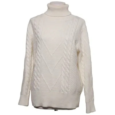 Turtleneck (White) from William de Faye Acrylic, Cashmere, Mohair