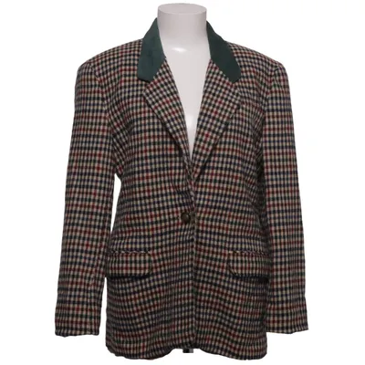 Blazer (Beige, Meerkleurig) van Talbots Acetaat, Suède, Wol