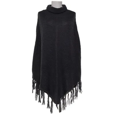 Poncho (Gris) de Black Story Acrylique