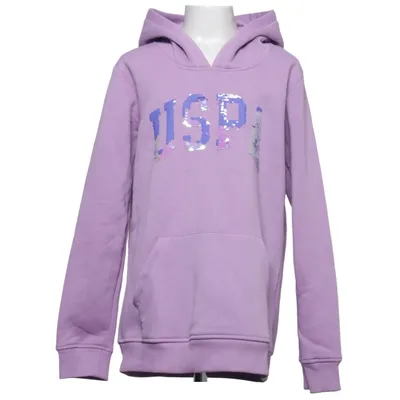 Hættetrøje (Lilla) fra U.S. Polo Assn. Bomuld, Polyester