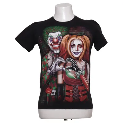 T-shirt (Zwart, Meerkleurig) van Rock Eagle Katoen