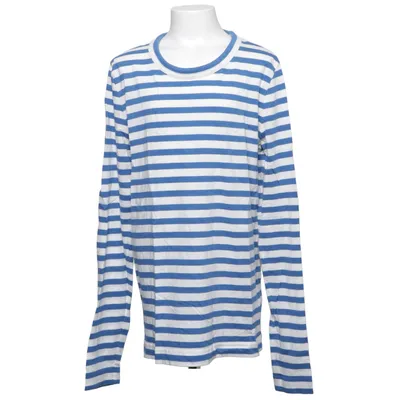 Långärmad t-shirt (Blå, Vit) från Arket Bomull