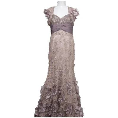 Aftonklänning (Beige, Rosa) från Mac Duggal Polyester