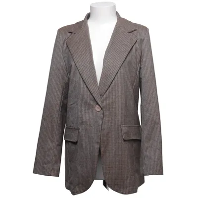 Blazer (Bruin) van Johanna Paris Elastaan, Polyester, Viscose