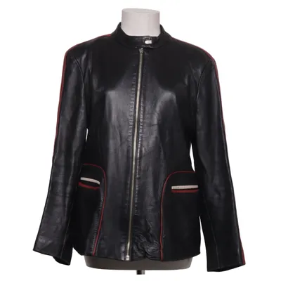 Leather jacket (Black, Red, Beige) from Nils Leather, Viscose