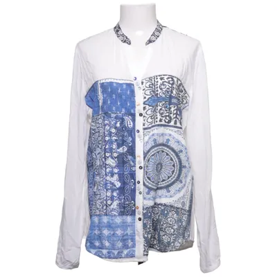 Blouse (Wit, Blauw, Meerkleurig) van Desigual