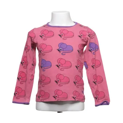 T-shirt à manches longues (Rose, Violet) de Småfolk Élasthane, Coton biologique