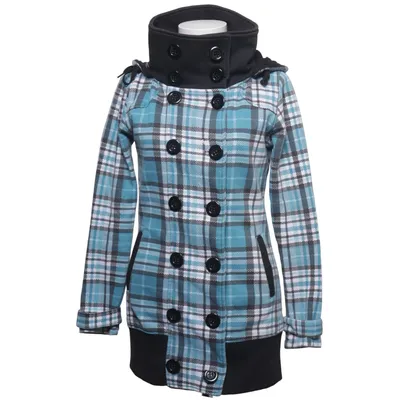 Erwt jas (Blauw, Zwart, Wit) van Fashion Katoen, Polyester