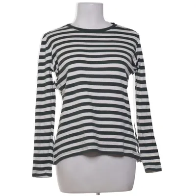 Långärmad t-shirt (Vit, Svart) från Essentials by Tchibo Bomull