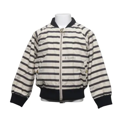Bomberjakke (Hvid, Sort) fra Mini Rodini Bomuld, Polyester