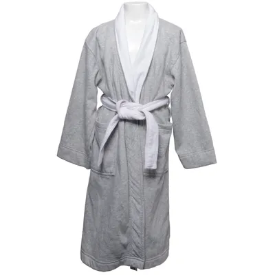 Badrock (Grå, Vit) från Hemtex Bomull, Polyester