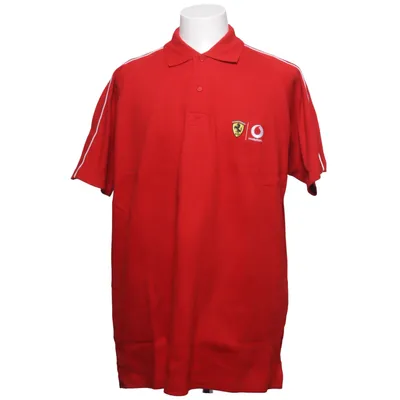 Pikétröja (Röd) från Ferrari Bomull