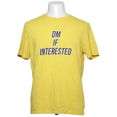 T-shirt (Yellow) from Forever 21 Men Cotton, Polyester