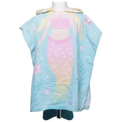 Badponcho (Blauw, Roze, Geel, Meerkleurig) van Dopo Dopo Girls Katoen