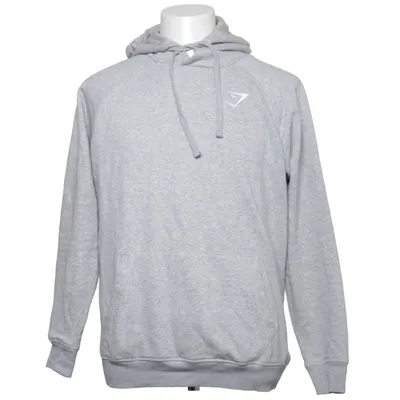 Huvtröja (Grå) från Gymshark Bomull, Återvunnen polyester