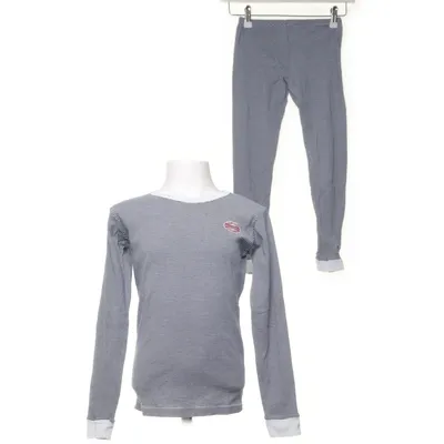 Pajamas (White, Blue) from Petit Bateau Cotton