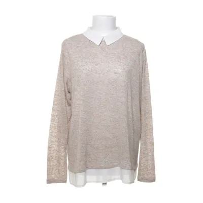 Sweater (Beige, Hvid) fra Imitz Polyester, Viscose