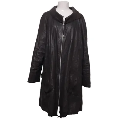 Oilskin coat (Gray) from Herluf Design Linen, Polyester